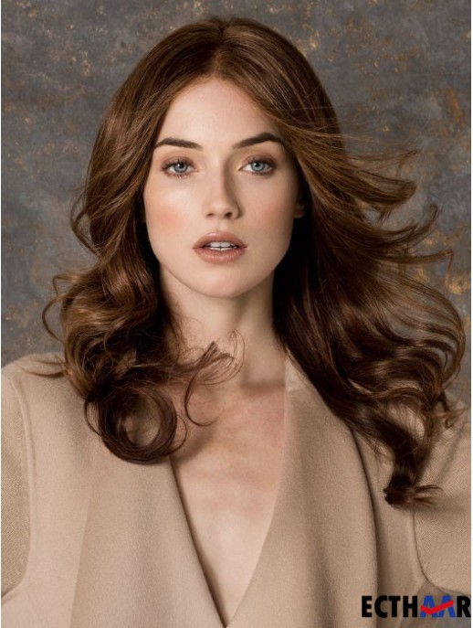 Petite Monofilament Perücken für Frauen lange Auburn Farbe