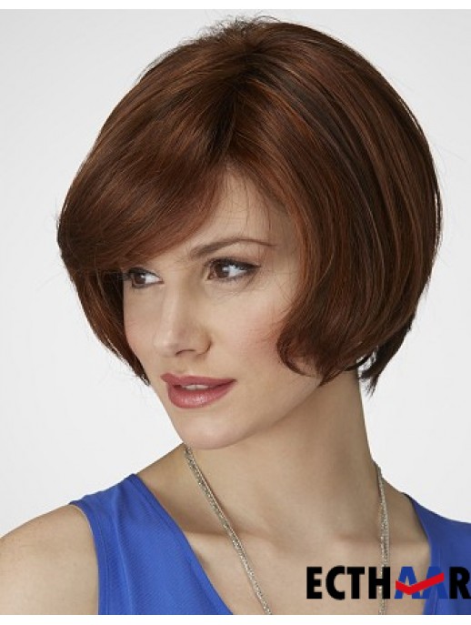 Gerade Kinnlänge Auburn 9 Zoll Lace Front Best Bob Perücken