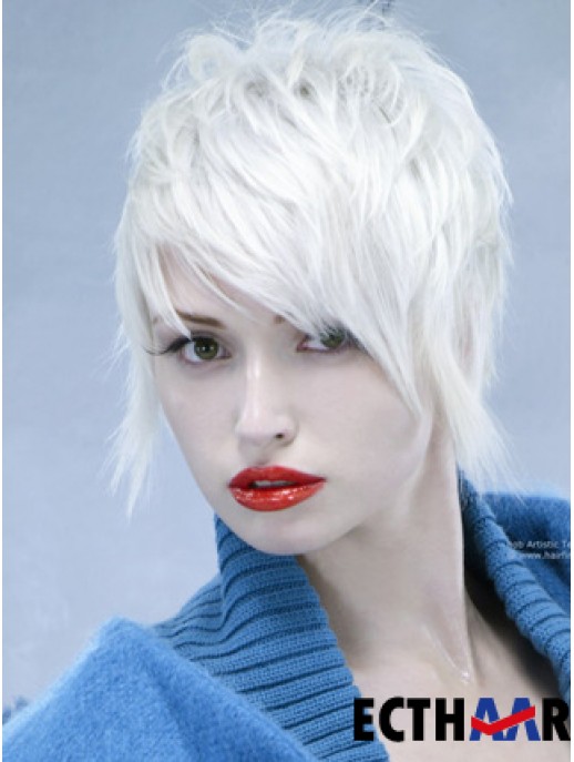 Full Lace Boycuts Short Straight 8 Zoll Best Fashion Perücken