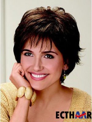 Short Wavy Capless Perücken Verkauf Online